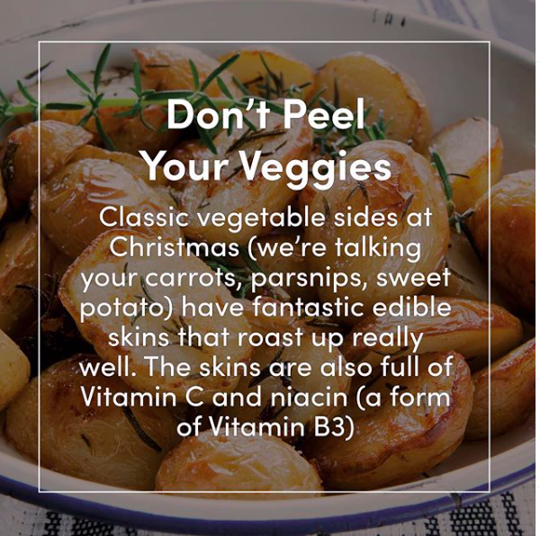 Don't peel your veggies