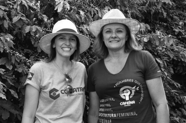 Adalgisa Vilela and Julia Figueiredo, coffee growers and producers of the Cafeina blend